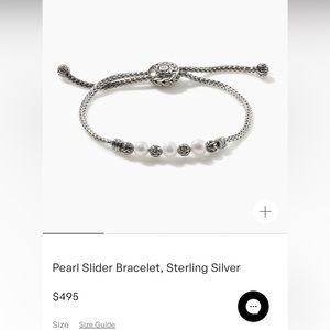 Pearl Slider Bracelet, Sterling Silver by John Hardy